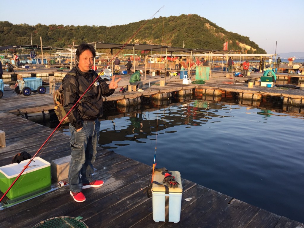 釣り堀へ行った時の写真④