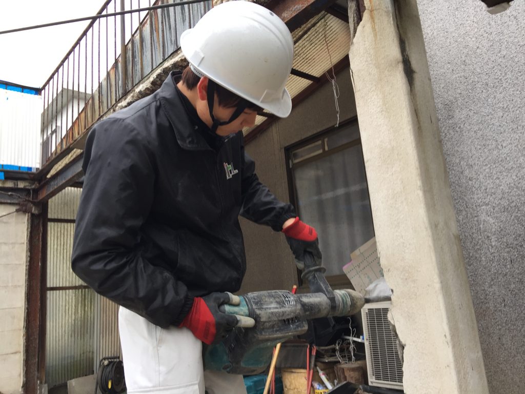 早島町　車庫の解体工事⑦